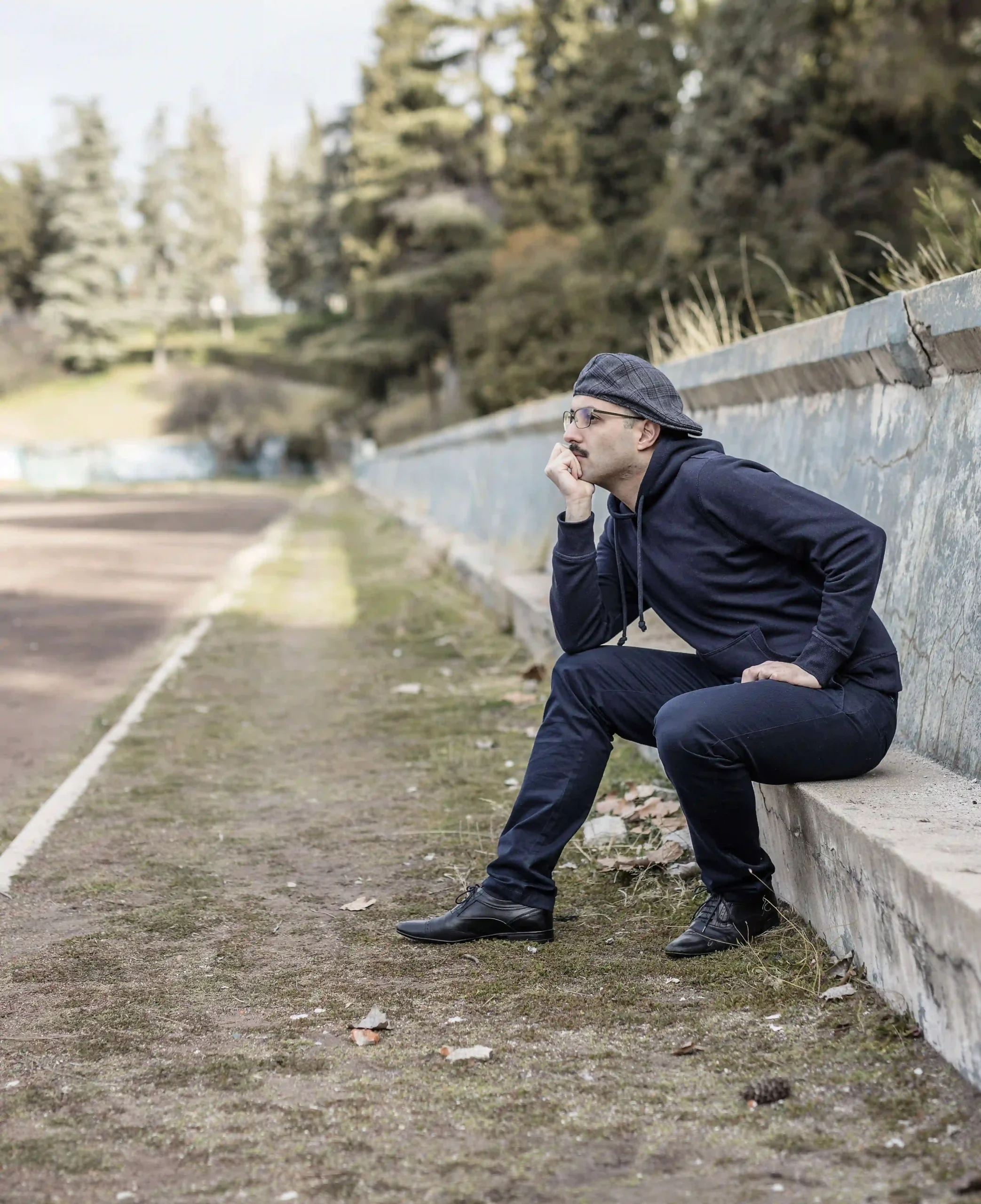 Photograph of the artist Benjamin Attahir